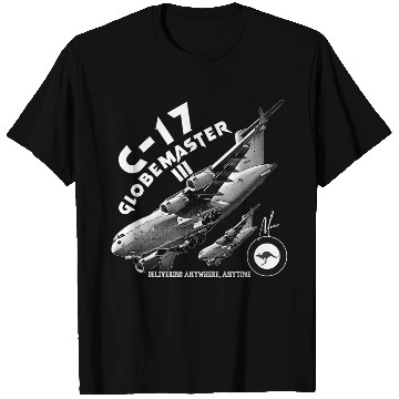 Discover RAAF C-17 Globemaster – Heavy Airlift Power T Shirts