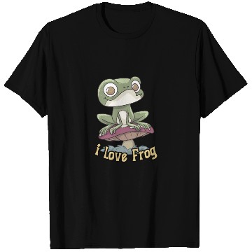 Discover i love frog T Shirts