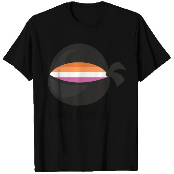 Discover Ninja Lesbian Pride Funny T Shirts