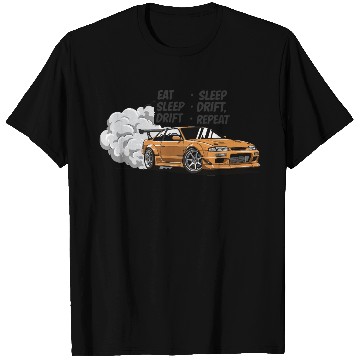 Discover Eat Sleep Drift Repeat T Shirts – Neon JDM Car Raci