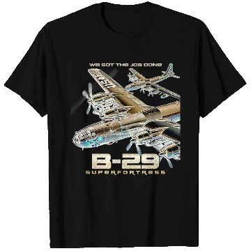 Discover B29 Superfortress War II-era Bomber Aircraft T Shirts