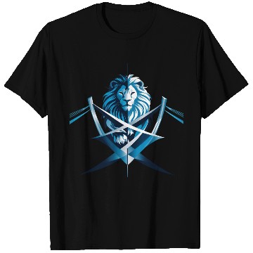 Discover Unity Emblem: Lion and Bridge Intertwined T Shirts
