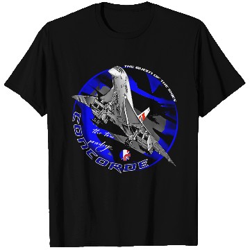 Discover Concorde Supersonic Legendary Aircraft T Shirts
