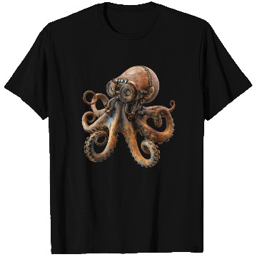Discover Steampunk Octopus, Steampunk Sci-Fi T Shirts
