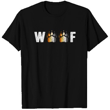 Discover Woof Bear Pride Paw Prints Gay Men LGBT Bear Flag T Shirts