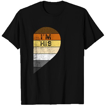 Discover Bear Pride Couple Heart I'm His He's Mine Matching T Shirts