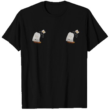 Discover T-Force Tea Bag Panorama - Gold/ Brown T Shirts
