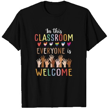 Discover Everyone Is Welcome Here Idaho Teacher T Shirts