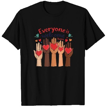 Discover Everyone Is Welcome Here Idaho Teacher T Shirts