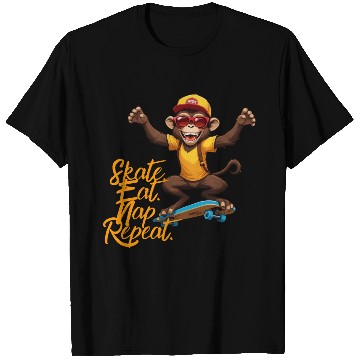 Discover Skater Monkey T Shirts