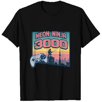 Discover Neon Ninja 3000 - Retro Video Game T Shirts
