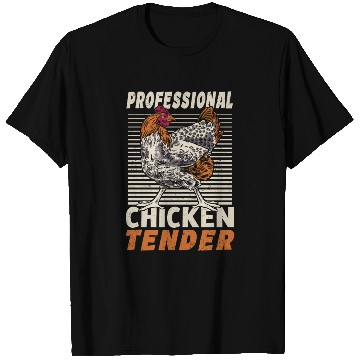 Discover Professional Chicken Tender Crazy Chicken Lady T Shirts