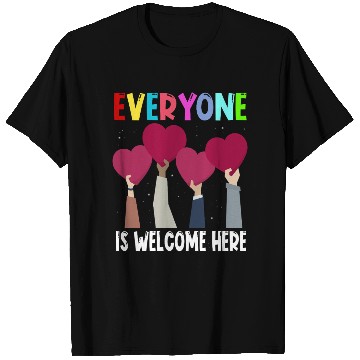 Discover Everyone Is Welcome Here Idaho Teacher T Shirts