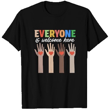 Discover Everyone Is Welcome Here Idaho Teacher T Shirts