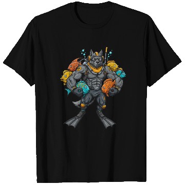 Discover Wolf Diver T Shirts
