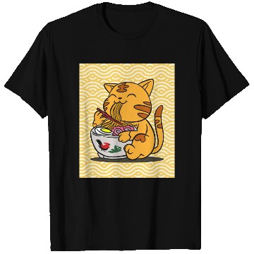 Discover I Love Ramen Cat - Cute Anime Style Japanese Food T Shirts