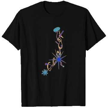 Discover Cancer – Floral Star Constellation Script T Shirts