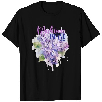 Discover Mackinac Island Michigan Lilacs Lilac Festival Sta T Shirts