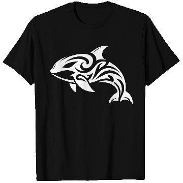 Discover Sleek Elegant Orca T Tattoo Style T Shirts