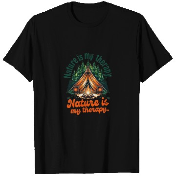 Discover Nature is My Therapy – Camping Escape T Shirts