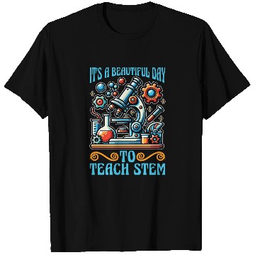 Discover STEM Teacher It's A Beautiful Day Computer Science T Shirts
