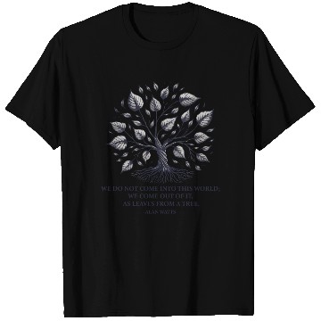 Discover Alan Watts | Tree of Life & Spiritual Wisdom T Shirts