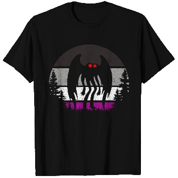 Discover Retro ACE Mothman Asexual Pride Point pleasant Cry T Shirts