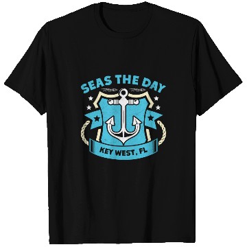 Discover Key-West SEAS A DAY KEY-WEST SEAS Yachting T Shirts