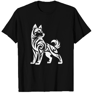 Discover Tribal Husky With Mystical Charisma T Shirts