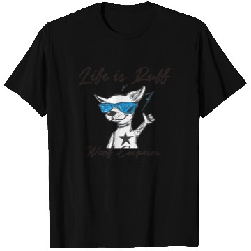 Discover Cool Graffiti Abstract Dog with Blue Sunglasses T Shirts