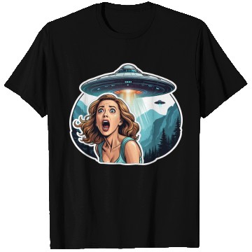 Discover UFO Invasion Alien Abduction Horror T Shirts