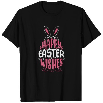 Discover Happy Easter Wishes, Cute Bunny, Spring Celebratio T Shirts