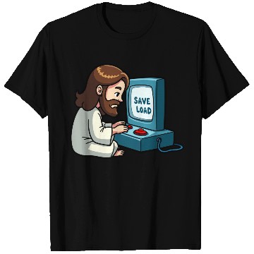 Discover Jesus Saves and Loads T Shirts