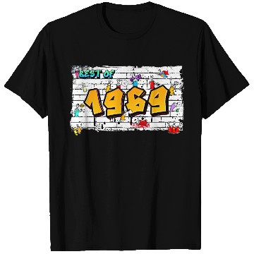 Discover Retro Vibes 1969 Graffiti – 56 Years of Bold T Shirts