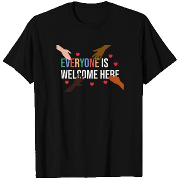 Discover Everyone is welcome here Idaho Teacher T Shirts