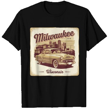 Discover Milwaukee Souvenir and Travel Gift Idea T Shirts