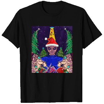 Discover Alien Christmas Gifts Collection Time! T Shirts