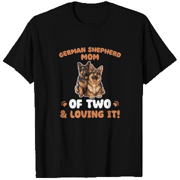 Discover German Shepherd Mom Of Two T Shirts