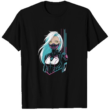 Discover Cyberpunk Girl T Shirts