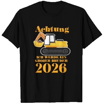 Discover Achtung Ich Werde Ein Großer Bruder 2026 T Shirts
