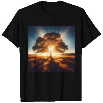 Discover Tree in Sunlight T Shirts