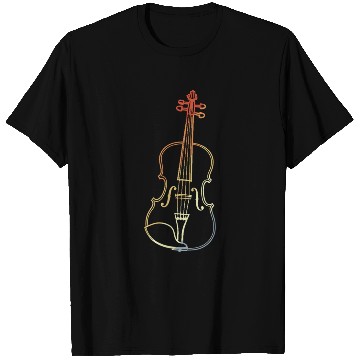 Discover Vintage Violin Drawing T Shirts