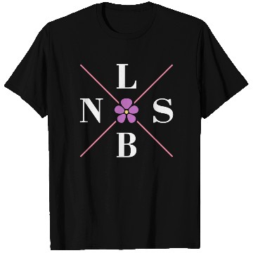 Discover Subtle Lesbian Violet Flower Hidden Pride T Shirts