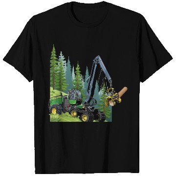 Discover Harvester in the forest T Shirts