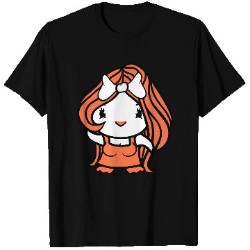 Discover Bird Lady Woman Female Pretty Dress Bow Chick Cute T Shirts