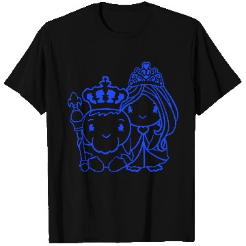 Discover 2 Ducks King Queen Prince Princess Couple Crown T Shirts
