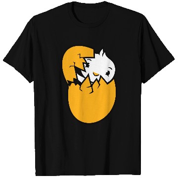 Discover Bird Duck Hatches Egg Easter Easter Egg Baby Child T Shirts