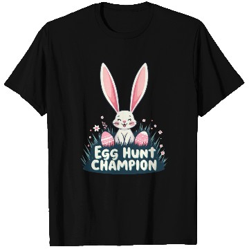 Discover Egg Hunt Champion Bunny Design T Shirts
