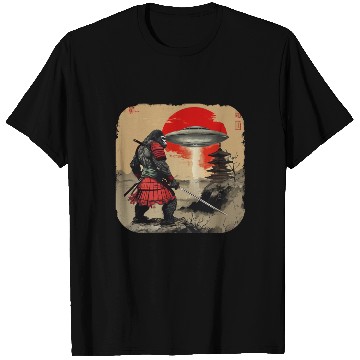 Discover Samurai Bigfoot Japanese Vintage Graphic Ukiyo T Shirts