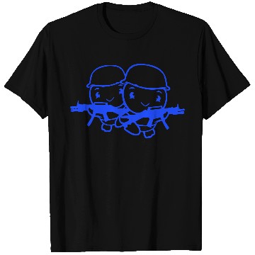 Discover 2 Ducks Soldier Army Professional Soldier Helmet T Shirts